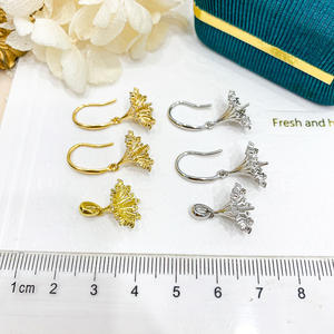 S925 Silver DIY Pearl Accessories Fashion Silver <b>Jewelry</b> Ear Buckle with 8-12mm Round Beads Empty Stand <b>Fine</b> <b>Jewelry</b> <b>Sets</b> 21575 - Product Image 4