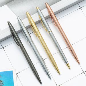 Custom Logo New Top Grade Slim Cross Ballpoint Gold Desk <b>Pen</b> with logo Rose Gold Metal <b>Pen</b> - Product Image 5