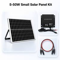 Panneau solaire agricole 10W 20W 30W avec contrôleur et câble pour pompe à eau, irrigation, aérateur d'étang, système d'alimentation hors réseau