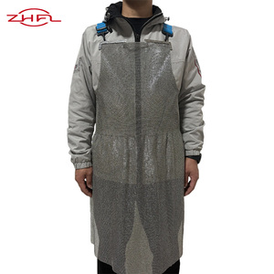 Tablier sans manches en maille de chaîne en acier inoxydable 316L, résistant aux coupures, écologique et tendance, pour boucher et transformation de la viande - Product Image 6