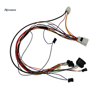 Arnés de cableado trenzado multi-conector para chasis de carrocería automotriz, ensamblaje de arnés de cableado personalizado OEM 12V 24V