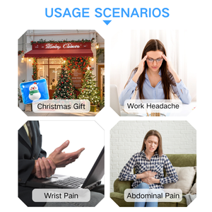 Compresse de gel réutilisable pour la thérapie par le froid et la chaleur, couleur et taille personnalisées, carré 10x8 cm, pour soulager les maux de tête - Product Image 5