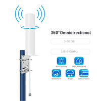 Antenne sans fil externe longue portée pour l'extérieur, antenne MIMO LTE pour téléphone mobile 5G 3G 4G Wifi, antennes étanches 10dbi, antenne de communication