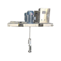 Mélangeur de peinture liquide industriel électrique en acier inoxydable 1000L avec vitesse réglable pour seau de une tonne, idéal pour agiter et mélanger