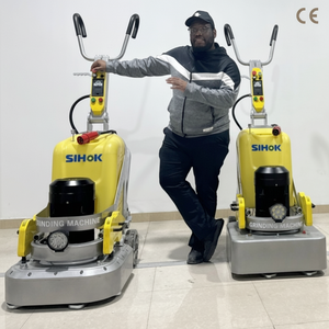 Pulidora de Pisos de Concreto Eléctrica de 220V, Removedor de Revestimiento Epóxico, Máquina para <span class=keywords><strong>Pulir</strong></span> y Desbastar Pisos Epóxicos para Uso Comercial - Product Image 1