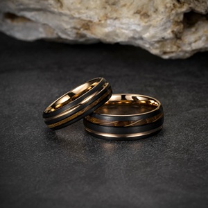 Groothandel Mode Sex Ringen Whisky Hout Inlay Zwart Wolfraamcarbide Haan <span class=keywords><strong>Ring</strong></span> Voor Mannen Mode Penis Ringen Voor Heren - Product Image 3