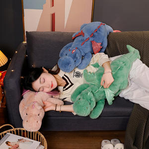 新しいスタイルのカスタム加重ぬいぐるみ動物ぬいぐるみ枕ディノ加重ロングピローギフト用 - Product Image 5