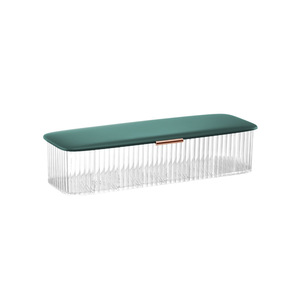 HeDou Data Cable Storage Box With Lid Eight Compartment Transparent Desktop Organizer For Daily Use - Product Image 5