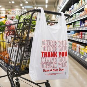 Sacs de courses en plastique multi-usages pour usage commercial, conception robuste, production personnalisée pour les clients en gros - Product Image 3