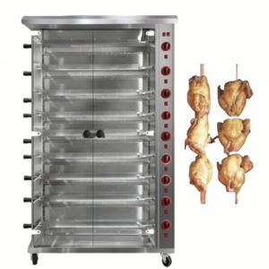 Rôtissoire à poulet verticale de qualité supérieure pour restaurant, grande capacité, en acier inoxydable, commerciale, au <span class=keywords><strong>gaz</strong></span> et électrique - Product Image 1