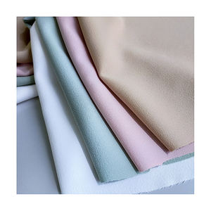 Tissu extensible teint en fil 100% polyester de qualité supérieure, poids moyen, tissé pour robes, jupes, chemises et blouses - Product Image 1