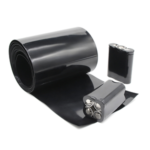 Manchons de protection thermorétractables en PVC noir de 17 mm à 600 mm pour batteries au lithium 18650 – Matériaux isolants - Product Image 1
