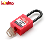 Cadenas de sécurité haute sécurité en nylon avec anse de 38 mm pour isolation