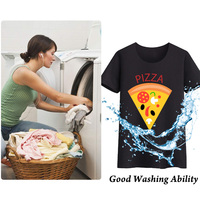 Impression de films DTF en PET avec paillettes personnalisées, transferts thermiques en plastisol pour t-shirts