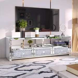 Table TV en miroir brisé très demandée et compétitive pour salon - Product Image 1