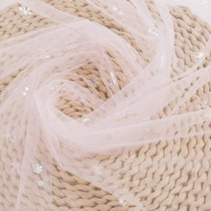 <span class=keywords><strong>Tissu</strong></span> de tulle à fleurs de neige 100% en nylon souple de haute qualité pour robe d'enfants - Product Image 6
