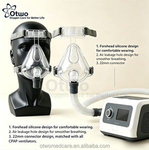 Mascarilla CPAP BMC <span class=keywords><strong>de</strong></span> Grado Médico para Adultos, Soporte Respiratorio, Banda para la Cabeza Ajustable para Alivio <span class=keywords><strong>de</strong></span> la <span class=keywords><strong>Apnea</strong></span> <span class=keywords><strong>del</strong></span> <span class=keywords><strong>Sueño</strong></span>, Mascarilla CPAP Comfortgel - Product Image 5
