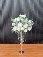 Grandes fleurs artificielles en soie pour centres de table, arrangements floraux en soie, bouquets de mariage, décorations