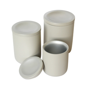 Conteneur de bougie en béton Terrazzo mat en vrac, pot de bougie parfumé imprimé personnalisé 10 OZ - Product Image 3
