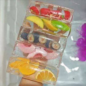 Hot Selling <b>Clear</b> <b>Jelly</b> Fruit Slice Squishy Toy Realistic Food Squeeze Toy Slow Rebound Anti Stress Toys for Adults Kids - Product Image 5