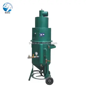 The sandblasting POT with The cyclone separation and recovery system