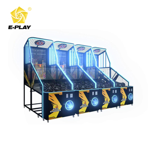 เครื่องเล่นเกมบาสเก็ตบอล LED แบบหยอดเหรียญ สำหรับเด็กและผู้ใหญ่ <span class=keywords><strong>เล่น</strong></span>ได้ 1 คน ออนไลน์ สำหรับงานปาร์ตี้คริสต์มาส - Product Image 1