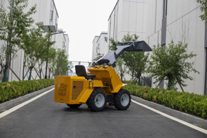 Gratis pengiriman kompak Skid Steer penggali pertanian pemuat multifungsi Mini warna dapat disesuaikan - Product Image 3