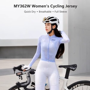 Mcycleカスタムプラスサイズ女性用長袖速乾通気性サイクリングジャージOEMメーカー自転車ウェア - Product Image 1
