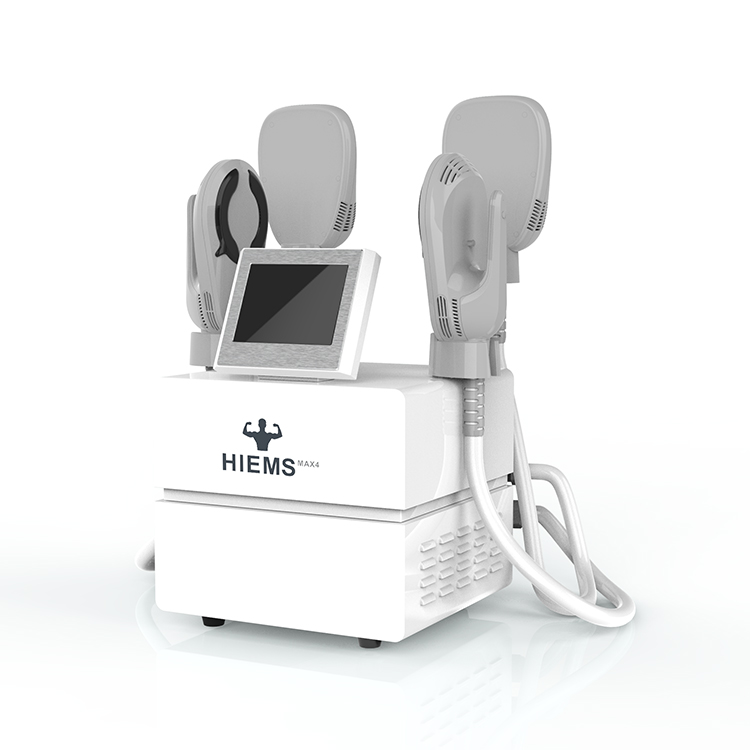 Máquina escultora de cuerpo de alta densidad de venta caliente Ems Masajeador de pérdida de peso Hiems Max4 EMT EMS Máquina de escultura 4 asas