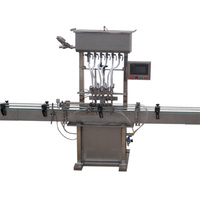 Machine de remplissage d'eau Semi-automatique, six têtes, Sauce piment, pâte tomate, savon liquide, huile cosmétique, crème