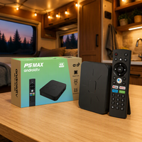 IATV TV Box P5 Max Allwinner H313 Quad Core Set Top Box Dengan Remote Suara Tv Box