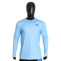 Chemises de pêche à manches longues personnalisées avec logo, séchage rapide, UPF 50, imperméables, avec protection UV, vêtements de pêche OEM ODM