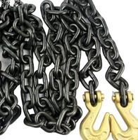 Grade 80 18*54mm Chaîne de levage soudée noire robuste G80 G100 Chaîne de levage en acier allié