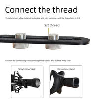 Support de microphone de bureau double tête ou quadruple tête pour conférence