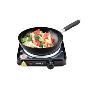 Orvica Electric <b>Ceramic</b> Cooktop 1000W Smooth Surface Single Burner Portable Stove For Stir Fry Hot <b>Pot</b> Cooking - Product Image 1