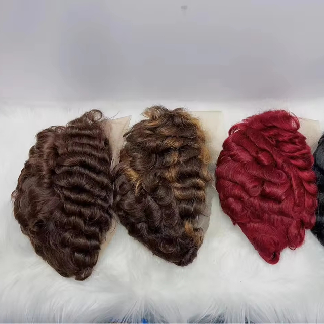 Wholesale Raw Hair Glueless Wigs Lace Front Wigs Short Pixie Curly Full hd Lace Frontal Brazilian Human Hair Wigs
