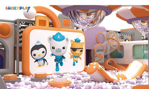 Business Adventure Park Custom Rope Course equipo <span class=keywords><strong>de</strong></span> parque infantil interior con trampolín e instalaciones <span class=keywords><strong>de</strong></span> escalada - Product Image 6