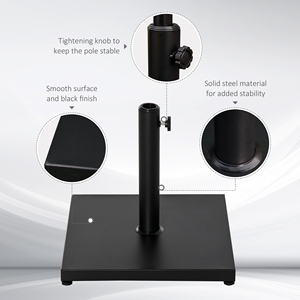 โครงสแตนเลสและเสาร่มสำหรับลานบ้านสวนแบบทันสมัยรัศมี3เมตรสำหรับโรงแรมร้านอาหารชายหาด - Product Image 5