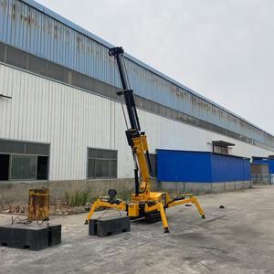 יצרן סיטונאי באיכות גבוהה 1.2t עכביש מנוף חיצוני כל השטח זחל מנוף העכביש - Product Image 4