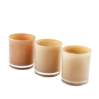 Hot Selling Luxus benutzer definierte farbige 12oz leere glänzende Duftglas Kerzen glas für die Hochzeit