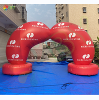 Modèle de poumon de cigarette gonflable de décoration de vente de publicité de BOYAN, ballon gonflable de poumon d'organe de corps de simulation