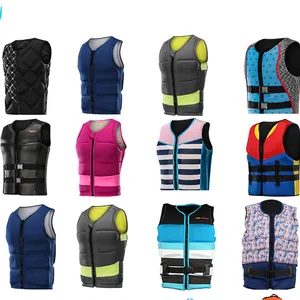 The Life Vest Custom Top Quality Logo Adults Neoprene Personal Protective Pfd Jacket Life Vest