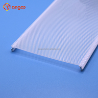 Diffuseur de lumière micro-prismatique en polycarbonate/PC, anti-éblouissement, abat-jour linéaire LED, 50 mètres par rouleau, fabrication ODM OEM