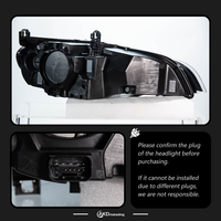Phares de voiture pour BMW X5 E70 2007-2013, phares LED améliorés, nouveau projecteur laser, éclairage avant, double DRL, clignotants