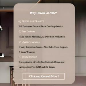 Alvin Contemporary <strong>Mahogany</strong> Wooden Kitchen <strong>Cabinets</strong> Stylish Design for Apartment Living - Product Image 6
