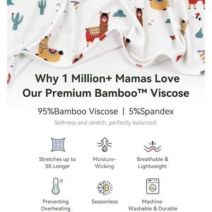 BambooBud Girl's Jumpsuit Soft Long Pants High Waist Cute Daily Wear Outfit Viscose From Bamboo Kids Clothes - Product Image 5