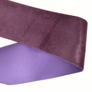 Ruban élastique en velours de luxe Boca, large bande de tissu extensible pour la garniture de vêtements, les accessoires capillaires et la décoration intérieure - Product Image 5