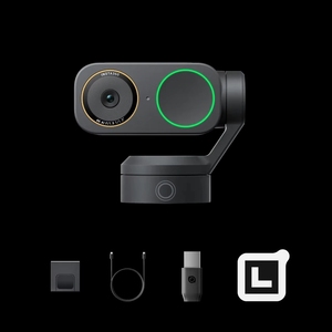 Cámara Web <span class=keywords><strong>Insta360</strong></span> Link 2 Pro 4K de Calidad Superior con Seguimiento por IA, Control por Gestos, Sensor de 1/1.3 Pulgadas, Modo HDR y Sistema de Micrófono Dual - Product Image 3