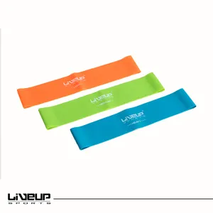 Equipamento de ginástica, logotipo personalizado impresso faixa resistência conjuntos de logotipo