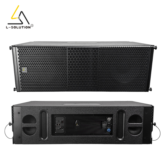 L-solution 12-Inch Neodymium Stage Line Array Professional PA System 1600W Active Outdoor Use Wooden Material